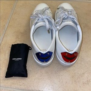 Saint Laurent lip sneakers